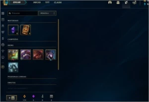 Conta lol Platina 2 19 skins alguns champs - League of Legends