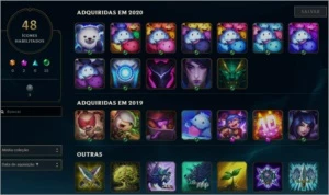 Conta lol Platina 2 19 skins alguns champs - League of Legends