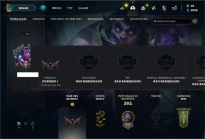 Conta Unranked com TODOS os champs e 215 Skins + 2 Prestigio - League of Legends LOL
