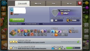 Conta de Clash of Clans
