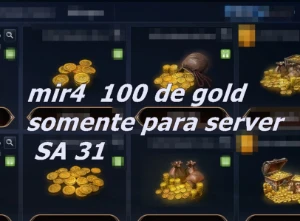 MIR4 100 DE GOLD para server SA 31