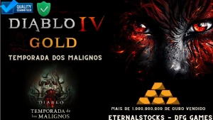 DIABLO 4 GOLD - 1 MILHÃO - TEMPORADA DOS MALIGNOS - SOFTCORE - Blizzard