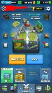 Conta arena 10, com 10 lendárias, 90K de gold, 1300 gemas - Clash Royale
