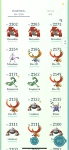 Pokémon go lv38