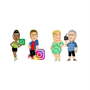 Caricatura Vetorial FoxLuck - Serviços Digitais