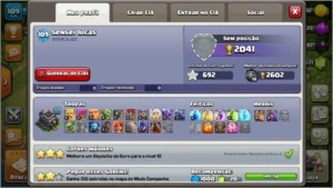 Conta CV9 Clash of Clans