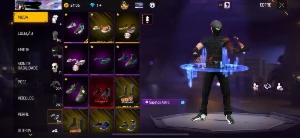 Conta Free Fire Full Naruto + Demon Slayer + 3 Punhos + Skin