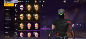 Conta Free Fire Full Naruto + Demon Slayer + 3 Punhos + Skin