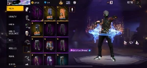 Conta Free Fire Full Naruto + Demon Slayer + 3 Punhos + Skin
