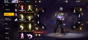 Conta Free Fire Full Naruto + Demon Slayer + 3 Punhos + Skin