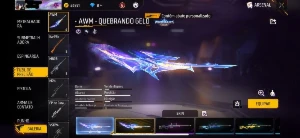 Conta Free Fire Full Naruto + Demon Slayer + 3 Punhos + Skin