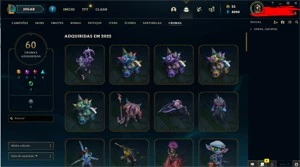 CONTA DIAMOND 1 75 PDL 292 SKINS, FALTANDO 8 CHAMPS 4KEA - League of Legends LOL