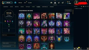 CONTA DIAMOND 1 75 PDL 292 SKINS, FALTANDO 8 CHAMPS 4KEA - League of Legends LOL