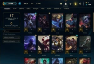 Conta ouro 4 com 26 Champs e 4 Skins - League of Legends LOL