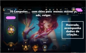 Conta Gold HONRADA - League of Legends LOL