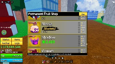 Conta Blox Fruits — Endgame / V4 / Frutas Permanentes / Ski - Roblox
