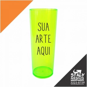 Long Drink Verde Neon - Artesanato e Personalizados