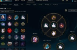 CONTA DIAMANTE 4 LVL 122, SKINS TOPS 16K ESSENCIA AZUL BARAT - League of Legends LOL