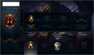 Conta Lol - Ouro 2 - Lvl 45 - 50 champs - League of Legends
