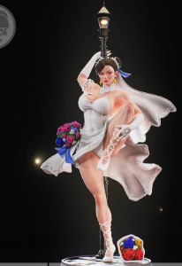 Figure Chun Li Bride SFT 3D STL