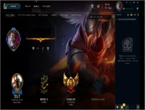 Conta lol ouro IV - League of Legends
