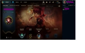 CONTA PLATINA 4 - League of Legends LOL