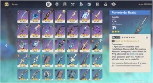 Conta Genshin Impact  Eula + Hutao AR45 - Grand Fantasia GF