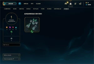 Conta platina 4 com 29 Champs e 4 Skins - League of Legends LOL