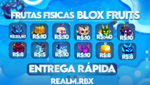 (Mega Oferta Exlusiva!!) Frutas Físicas (Blox Fruits) - Roblox