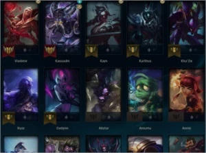 CONTA PLATINA 1 SMURF - League of Legends LOL