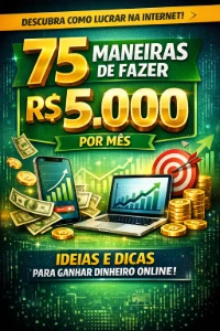 Do Zero aos R$5.000: 75 Maneiras com eBooks - Cursos e Treinamentos