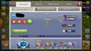 Conta *Cv 13* Bem Upada + 600 Gemas Na Conta! - Clash of Clans