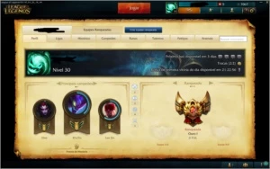 Conta Gold 1 League of Legends LOL