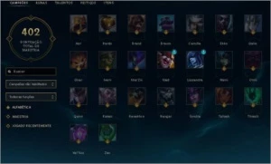 110 campeões/154 skins gold s4/s5/s6/s7 SKINS RARAS - League of Legends LOL