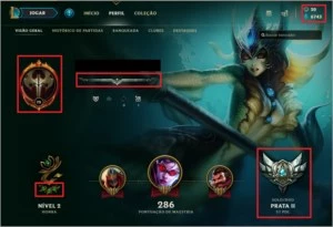 Conta de League of Legends - LvL 75 - Prata - 64 Campeões. LOL