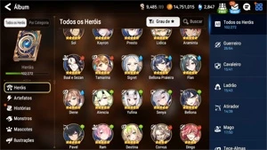 Vendo Conta Epic Seven - 3 ML GOD + 2 ML (eventos) - Outros