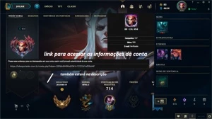 ⭐BR⭐S3⭐GOLD IV (P)⭐SKINS: 320⭐ALL CHAMPIONS⭐VENDA LIMITADA⭐ - League of Legends LOL