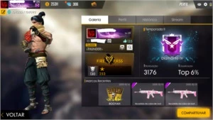 Conta diamante 4 (quase mestre) - Free Fire