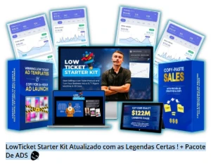 LowTicket Starter Kit Atualizado com as Legendas Certas ! - Cursos e Treinamentos