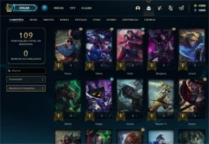CONTA PLATINA 2 COM RP GRÁTIS! - League of Legends LOL