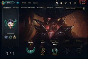 CONTA PLATINA 2 COM RP GRÁTIS! - League of Legends LOL