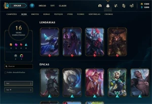 CONTA PLATINA 2 COM RP GRÁTIS! - League of Legends LOL