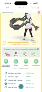 Conta Muito Boa Lv 72 com Pikachu Clone!!! - Pokémon