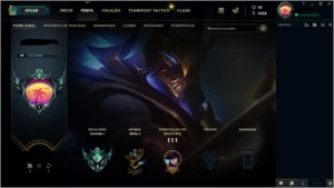 Conta LOL Platina 1 47 chaves no espolio - League of Legends