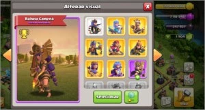 CV 14 FULL TOTAL lendária cheia de skins - Clash of Clans