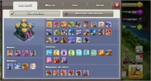 CV 14 FULL TOTAL lendária cheia de skins - Clash of Clans