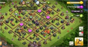 CV 14 FULL TOTAL lendária cheia de skins - Clash of Clans
