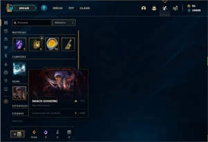 Conta bronze 3 com 31 Champs e 10 Skins - League of Legends LOL