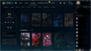 Conta lol prata 3 ultima season, nivel 136 e 26 skins - League of Legends