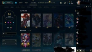Conta lol prata 3 ultima season, nivel 136 e 26 skins - League of Legends